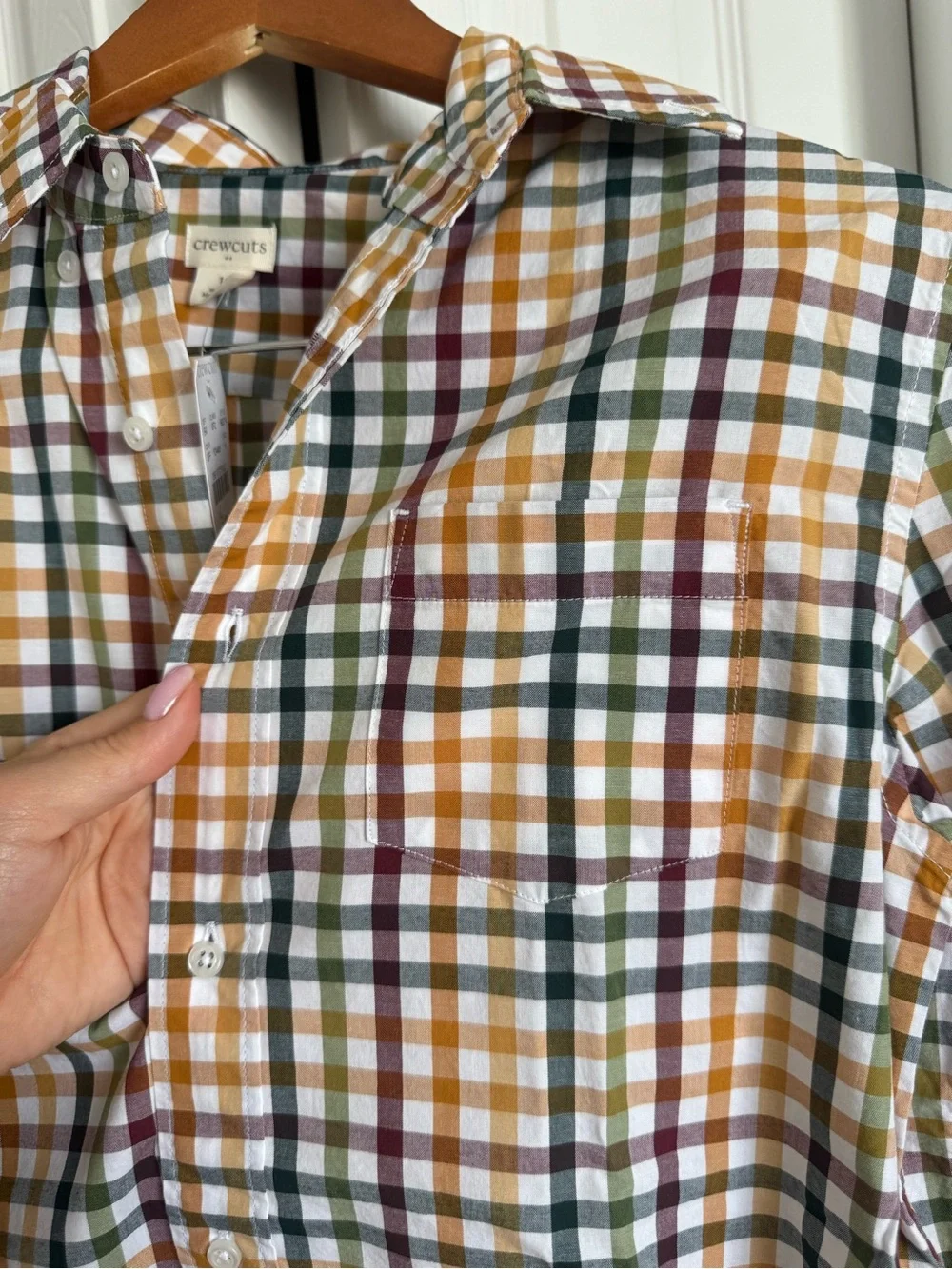 J. Crew Men's Multi-Check Button-Down Shirt